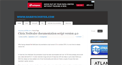 Desktop Screenshot of barryschiffer.com